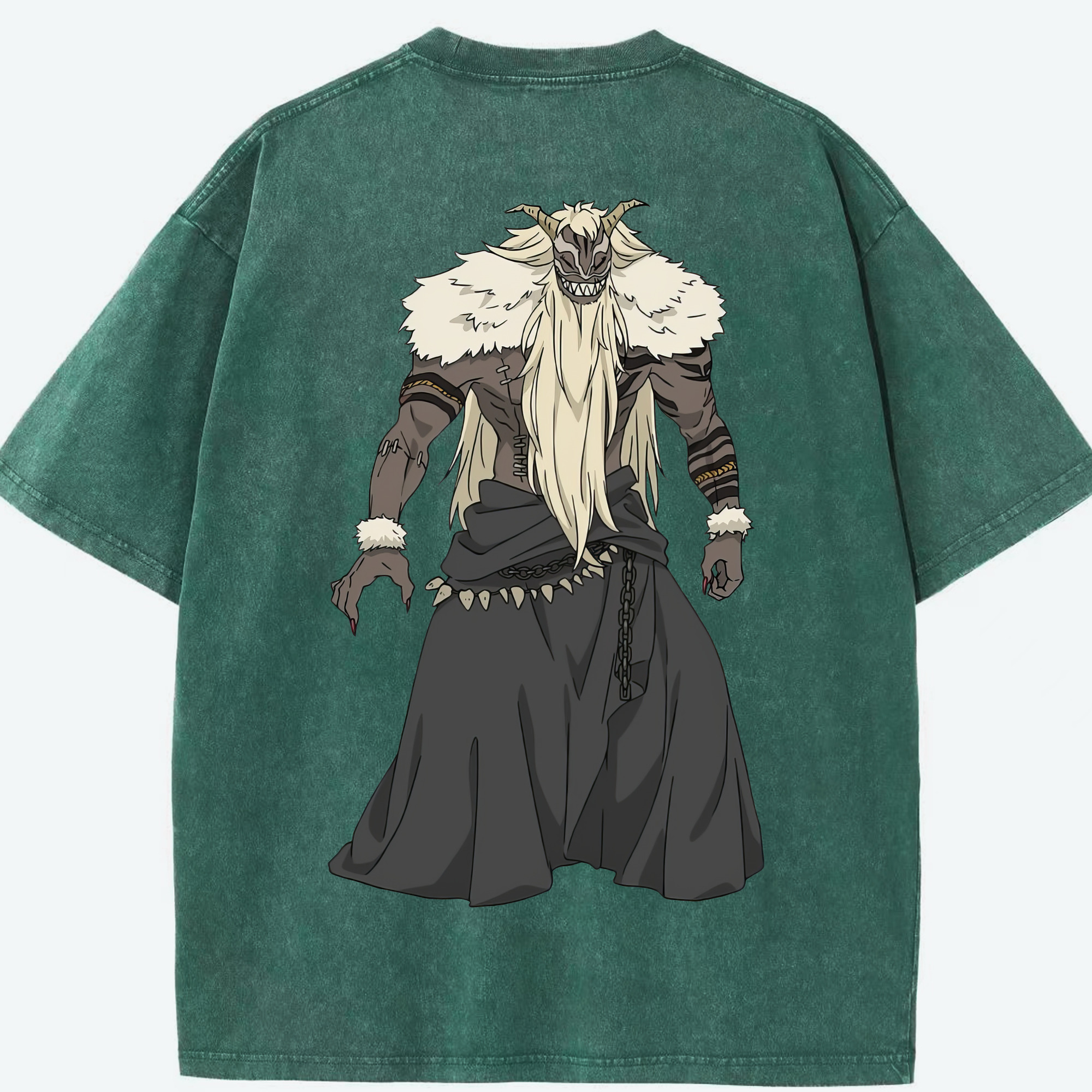 （画像用） 葬送のフリーレン Frieren 綿100% ヴィンテージ風 半袖Tシャツ（背面プリント）